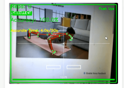 Advanced Real-Time AI Fitness Trainer